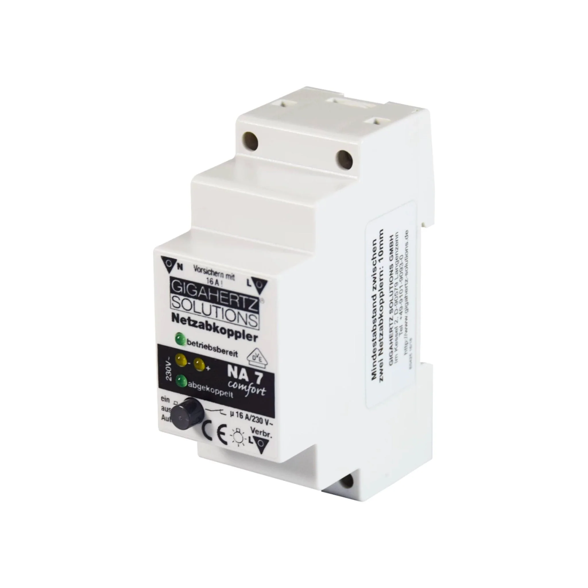 Gigahertz Solutions NA7 Comfort Electricity Demand Switch 220-240V - Image 2